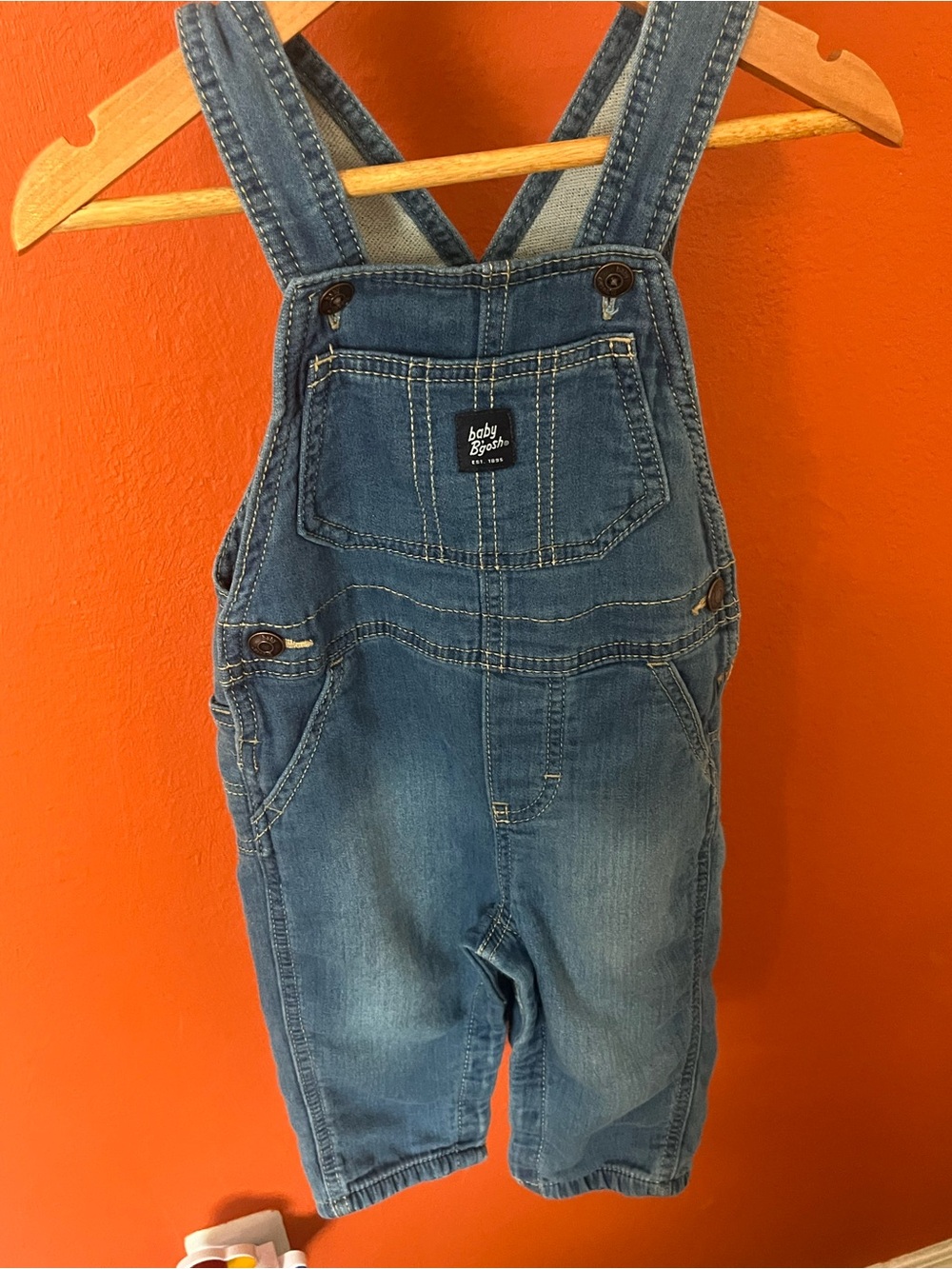 OshKosh B'gosh Blue Denim Baby One-Piece Overalls